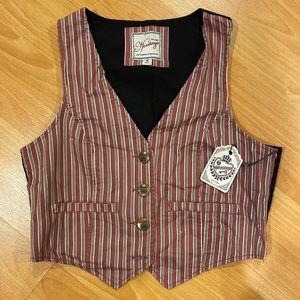 Heritage striped vest